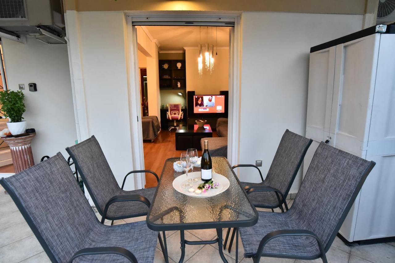 Holiday Blue Apartment Palaiontsiflikion Ngoại thất bức ảnh